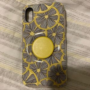 Otterbox Apple iPhone X + Popsocket Always Tarty